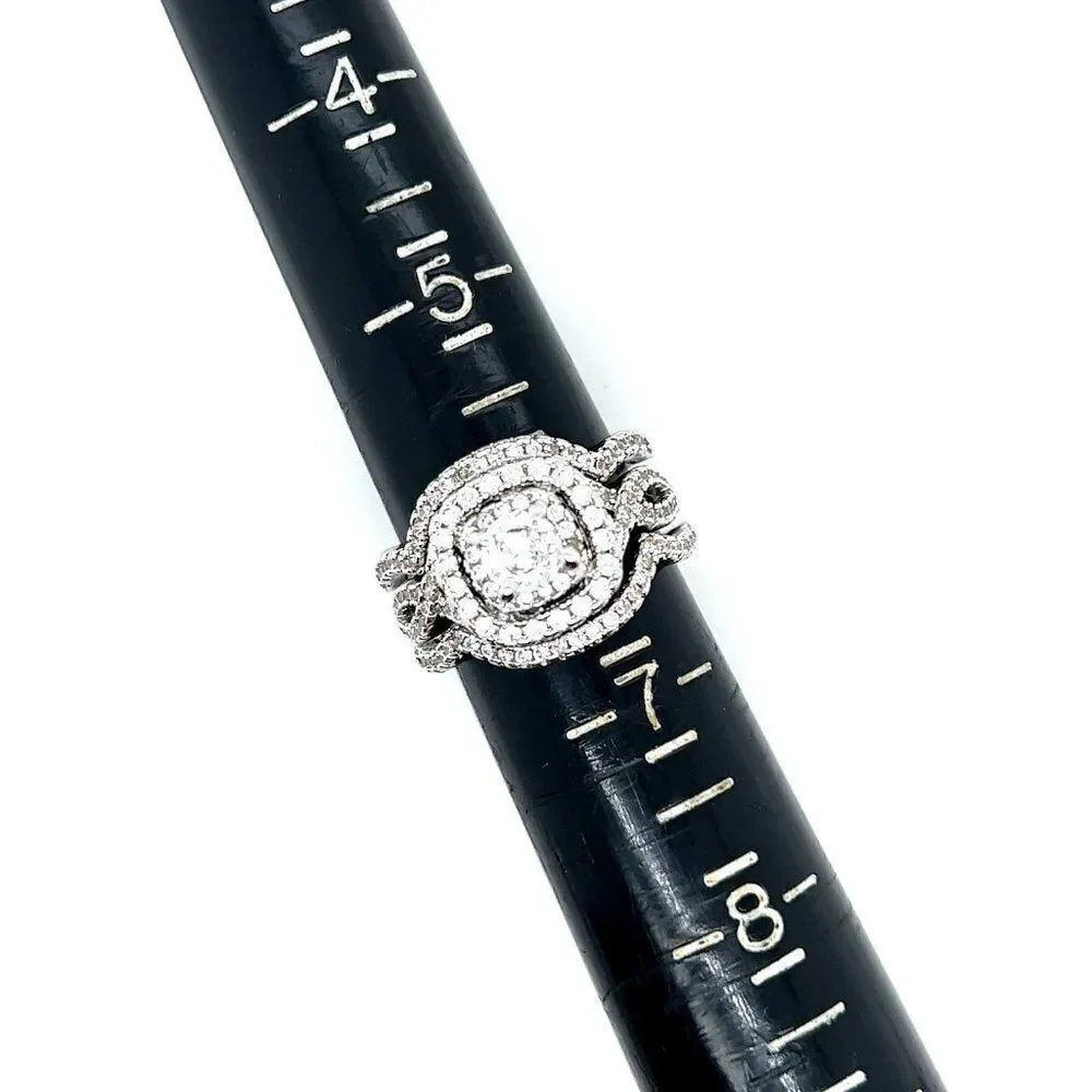 ‎Sparkly 3-Piece Ring Set